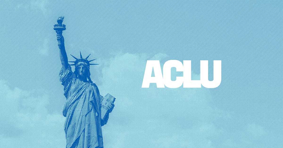 ACLU logo featuring Statue of Liberty