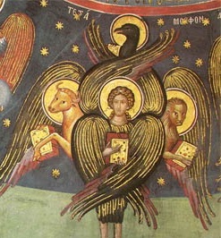 Cherubim iconography featuring animals