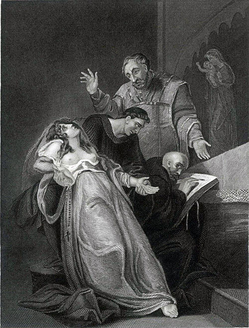 Elizabeth Barton swooning during a vision