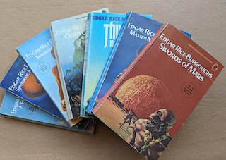 Barsoom novels by Edgar Rice Burroughs