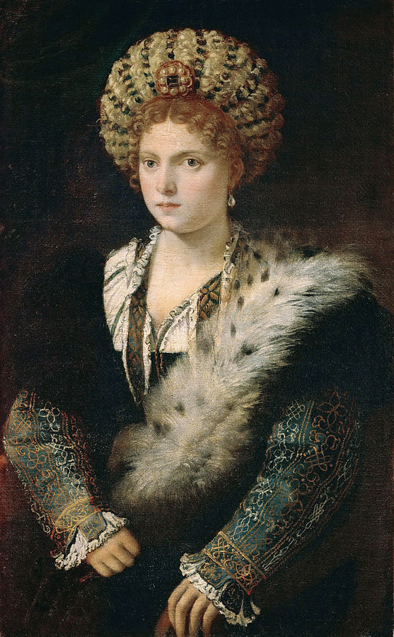 Painting of Isabella d'Este by Titian