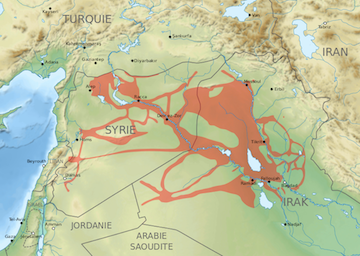 ISIS Territory Map (2015)