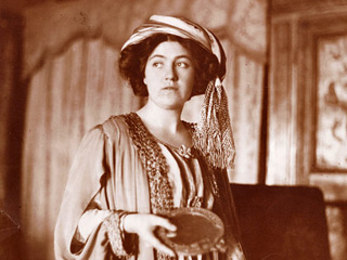 sepia-tinted photo of Mabel Dodge Luhan