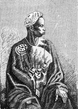 Drawing of Sengalese griot