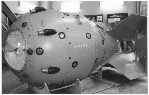 Replica of the Soviet atomic bomb called Joe-1