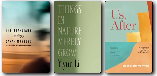Book jackets of memoirs about suicide