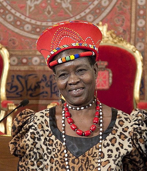 Portrait photograph of tribal chief Theresa Kachindamoto, advocate for girls' education in Malawi