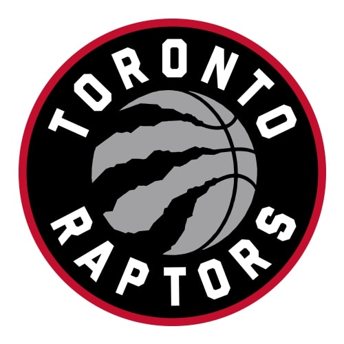 Toronto Raptors logo featuring claws holding a basketball