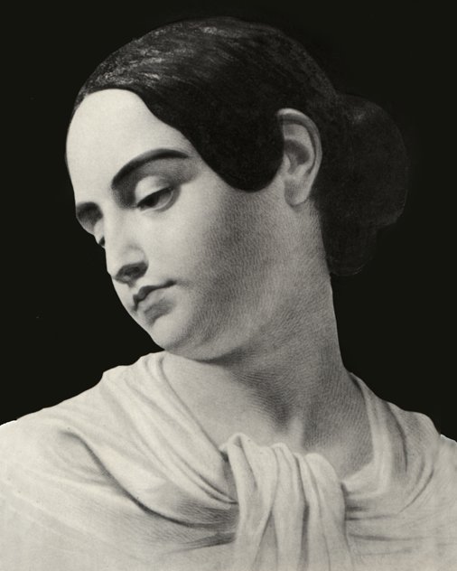 A painting of Virginia Clemm Poe