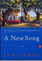 A New Song by Jan Karon, hardcover jacket